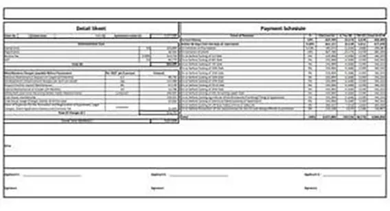 Regency Avana cost sheet preview