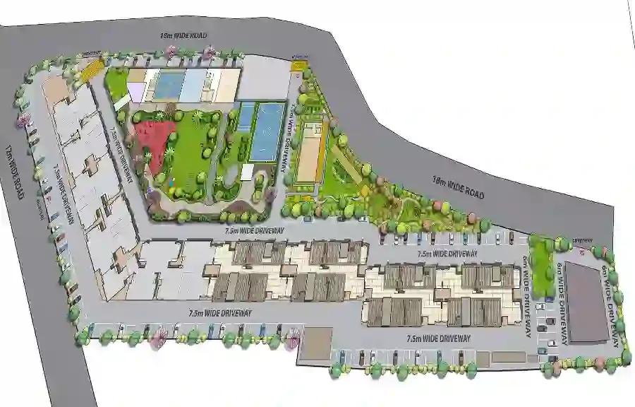 Regency Avana master plan layout